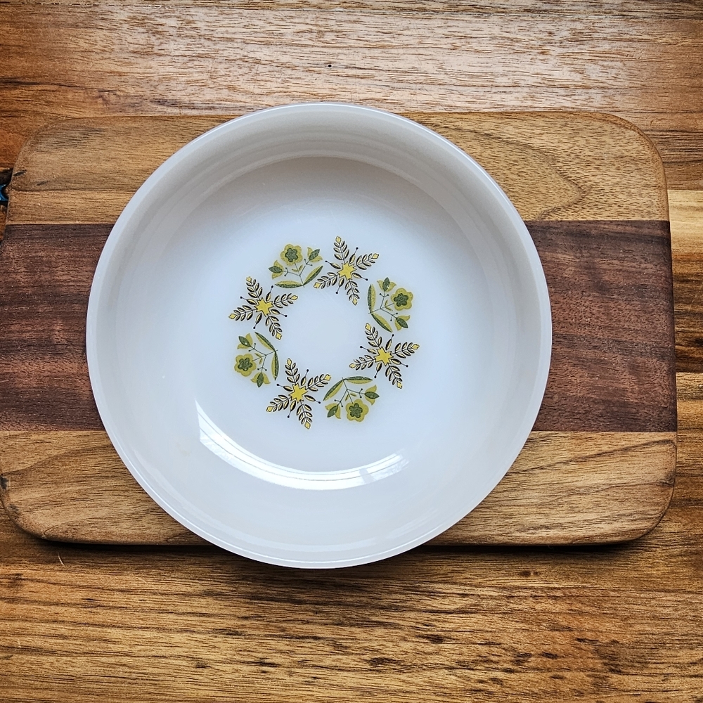 Anchor Hocking Green Meadow Soup or Cereal Small Bowl